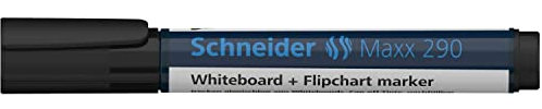Schneider 290 Marker für Weißwandtafel und Flipchart 1 Stück schwarz