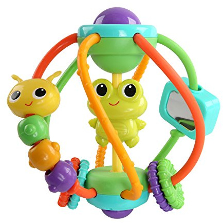 Bright Starts Giocattolo Palla Colorata Clack & Slide