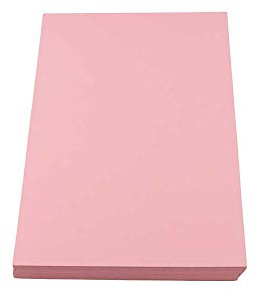 House of Card & Paper Lot de 50 feuilles cartonnées A3 160 g/m² de couleur rose pastel