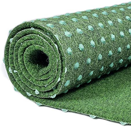 Carpeto Rugs Gazon Synthétique Exterieur - Faux Gazon Artificiel pour Balcon, Terasse et Jardin - Tapis Gazon au mètre - Fausse Herbe Balcon - Tapis Herbe Artificielle - Vert - 300 x 250 cm