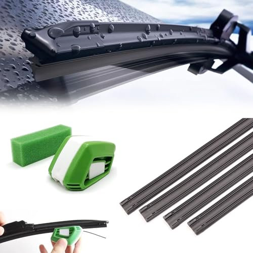 ZDHXZYQ 4 Piezas Gomas de Limpiaparabrisas de Repuesto, para Hyundai i30 Fastback 3 (III) PD N-Line Tiras de Limpiaparabrisas, con Limpiaparabrisas Cortadores