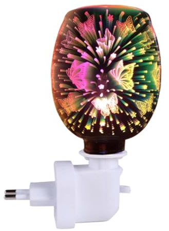 MAGICLULU Quemador De Aromas Lámpara De Cera Sin Decoración De Luz Aromática Hogar