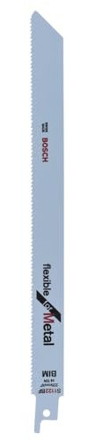 Bosch Accessories Hoja de sierra sable 2608656019 S 1122 BF Longitud de la hoja de sierra 225 mm, 5 unidades