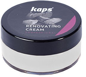 Kaps Reparaturcreme für Schuhe, Taschen, Sitze aus Glattleder, Kratz- und Abnutzungsschutz, Renovating Cream, 10 Farben (100 - Farblos)