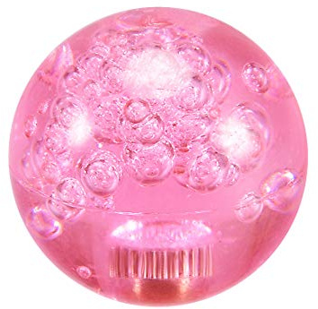 uxcell Joystick Ball Top Handle Rocker Round Head Arcade Game DIY Parts Replacement Crystal Pink