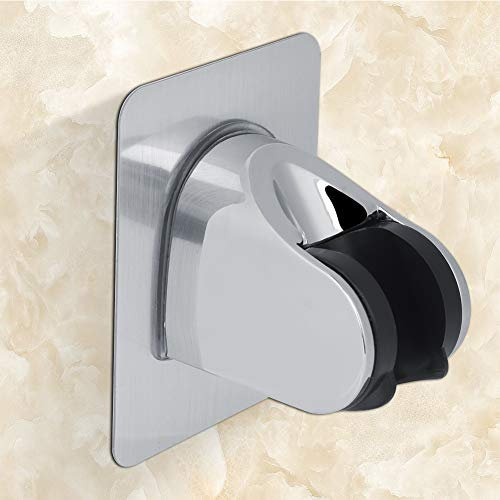 Staffa Supporto Doccia Regolabile,Supporto per soffione doccia autoadesivo da parete, supporto doccia,portatile staffa per soffione doccia,mensola per doccia per casa e bagno