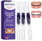 3 Piezas Lápiz Blanqueador Dental Violeta, Gel Blanqueador Dental Profesional para Blanquear los Dientes Rápidamente,Elimina Manchas de Forma Rápida,Fácil de Aplicar en Casa