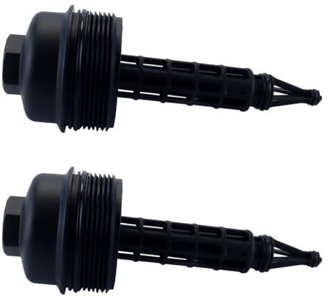 Orivin Tapa de la carcasa del filtro de aceite del motor 11427787696 para E46 320d (2001-2005) y X3 E83 2.0d (2004-2007)