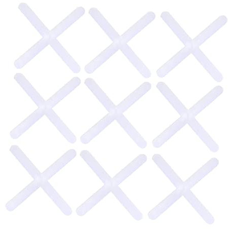 HOMSFOU 2000pcs Professional Tile Laying Tools Ceramic Tile Cross Spacers Grout Spacer Clips for Tiling Pe