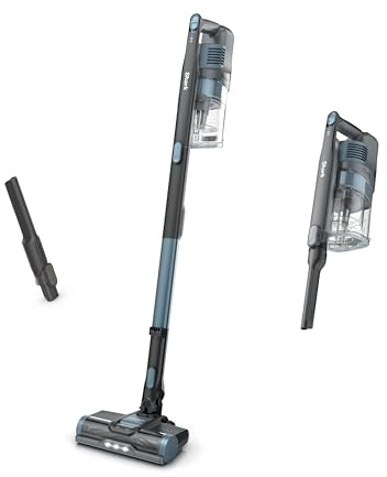 Shark Pet Cordless Stick Vacuum with XL Dust Cup, LED Headlights, Removable Handheld Vac, Crevice Tool, Portable Vacuum for Household Pet Hair, Carpet & Hard Floors, 40min Runtime, Ice Blue, IX141AMZ
