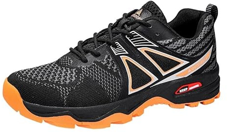 bergxperten TrekPro - Chaussures de Marche à Confort orthopédique Homme, avec Soutien de la voûte Plantaire, Respirantes – Confort et Stabilité pour la Montagne et Les Activités de Plein Air