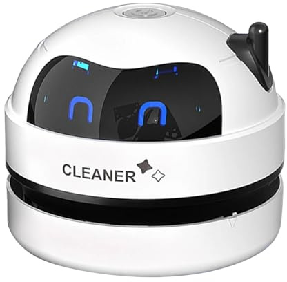 Mini Desk Vacuum Cleaner, Portable USB Table Dusts & Keyboard Vacuum With Removable Nozzle, Table Dust Tool For Cleaning Tiny Items, Dust & Keyboard Debris
