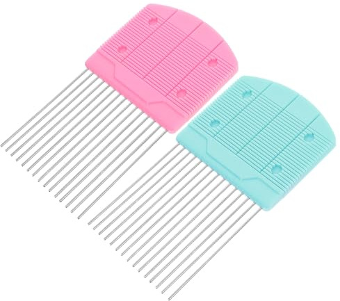 Mipcase Peine de Quilling para Bricolaje 2 Piezas (rosa y Azul) Herramienta para Manualidades de Papel, Peine para Enrollar Papel, Accesorio para Creación Artística y Proyectos DIY