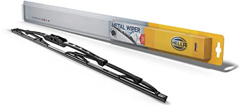 Hella OE Quality 18 Inch All Seasons Streak-Free Rubber Standard Wiper Blade (2 Blades) fit select Cadillac Chevrolet Ford GMC Hyundai Jeep Mazda Mini Nissan Volkswagen / 9XW398114018