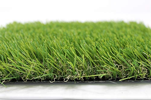 Prato sintetico di alta qualità Tappeto erboso per esterno con sfumature di Colore (40mm 2x10 metri)