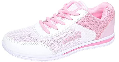 Damen Sneaker Weiss 42 rutschfeste Sale Flache Schuhe Sportschuhe Freizeitschuhe Gym Frühling Meladen Turnschuhe Laufschuhe Damenschuhe Bequeme Leistungsstarke Women Shoes Sneakers Schuhe