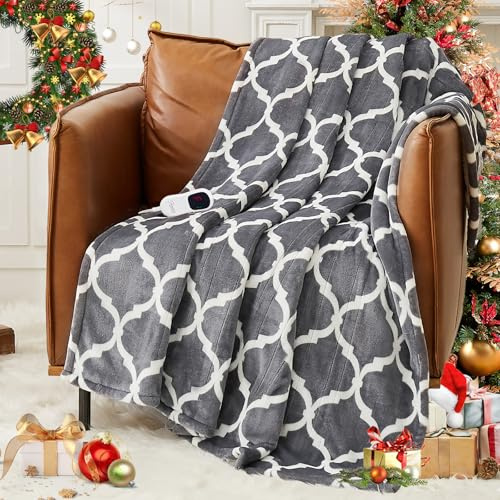 Homemate Heated Blanket Electric Throw - 50âx60â Heating Blanket