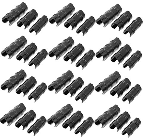 INOOMP Clip per Pellicola e Morsetti per Tubo da Giardino, Set da 60 Pezzi per Strutture Agricole, Morsetti Resistenti in Metallo per Fissaggio Telo Ombreggiante e Rete Protettiva