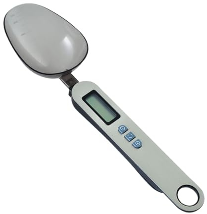 Bilancia per misurare, bilancia per misurare, misurino per alimenti digitale, misurini con display LCD, misurino elettronico - Bilancia misurino digitale con cucchiaio