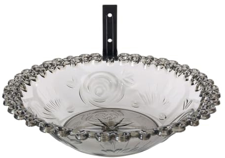 GkgWuxf Mangeoire à oiseaux murale de 22,9 cm - Plateau de bain pour oiseaux - Baignoire à oiseaux à suspendre amovible - Mangeoire à oiseaux d'extérieur et baignoire pour attirer les oiseaux sauvages