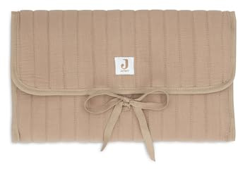 Jollein Skötmatta baby – hydrofil, Biscuit – skötmatta – 100% bomull – 71 x 50 cm