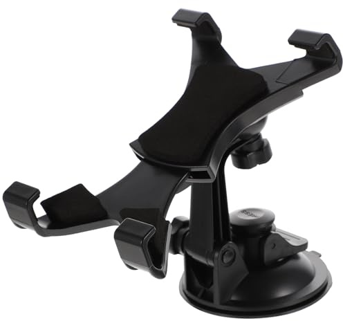 TEHAUX Soporte De Ventosa para Tableta De 7-10 Pulgadas para Coche, Soporte De Navegación Portátil, Diseño Seguro y Ajustable, Adecuado para Uso Coche, Compatible Mayoría De Tabletas, Color Negro