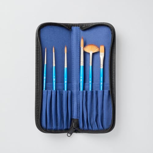 Winsor & Newton Cotman Brush Wallet Cass Exclusive Set of 6