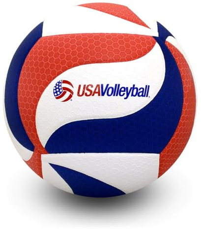 Molten FLISTATEC Volleyball - Official Volleyball of USA Volleyball, Red/White/Blue