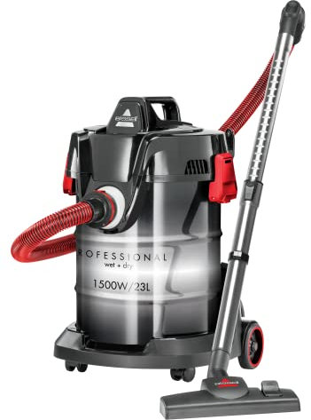 BISSELL 2026M MultiClean multi-purpose vacuum cleaner, wet & dry vacuum cleaner with blower function, 1,500 W, 7-piece accessory set, 23l,Black