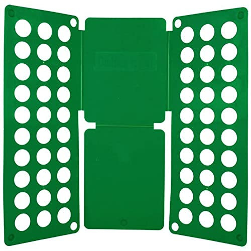 BIZS Chemise Pliage Planche T-Shirt Dossier De Vêtements Durable Plastique Plastique Dossiers Pliants Planches (Couleur : Vert, Taille : Modèles Adultes)