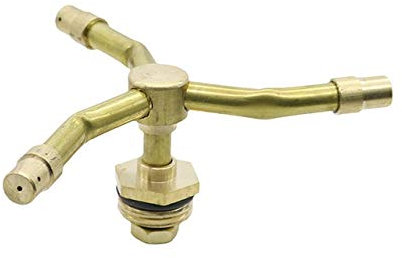 Annaffiatura del giardino irrigazione del prato inglese Trifurcation spruzzatore 1/2 '' Agricoltura Garden Watering 360 gradi di rotazione della foschia di irrigazione del prato spruzzatore tetto di r