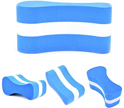 DEDEMCO Bouée de traction pour jambes - Aide à l'entraînement à la natation - 3 couches - En EVA - Souple - Pour le fitness aquatique - Équipement de piscine - Bouée de traction en mousse pour adultes