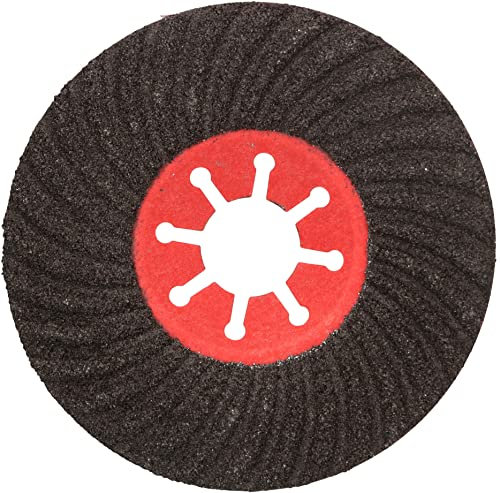 KOTARBAU® Lija de carburo de silicio 115 x 22 mm, Disco de lijado grano 80, Disco abrasivo para lijar cerámica, piedra, gres, Discos para amoladoras angulares, Discos de pulido