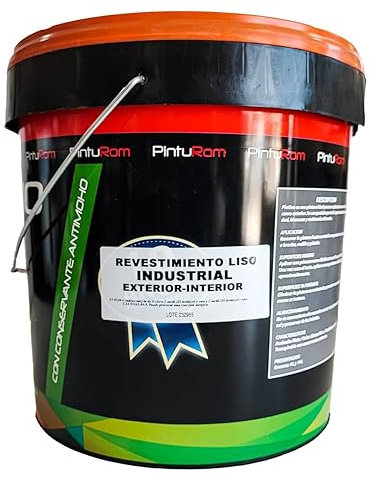 Pintura fachada exterior liso industrial Platino blanco mate, alta resistencia intemperie, impermeable y transpirable Blanco 4L.