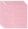 3D Wandpaneele Selbstklebend, 10 Stück Tapete Steinoptik, Steintapete Wandaufkleber, Fototapete Selbstklebend, Dekorfolie für Küche Schlafzimmer Wohnzimmer (35 x 35 x 0.3 cm, Rosa)