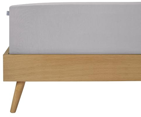 Schiesser Spannbettlaken Elli - 97/3-180 x 200 cm - Hellgrau