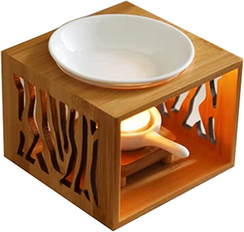 Ölbrenner, Wachsschmelzbrenner, Brenner for ätherische Öle, Brenner for ätherische Öle, Duftdiffusor auf natürlicher Basis, Weihrauchöl-Diffusor, Aroma-Diffusor (Farbe: B)