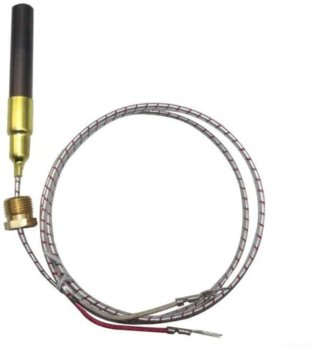 Riscaldatore a gas con sensore di temperatura, termopila, accessori per termocoppia, resistente al calore, ideale per friggitrici a gas e barbecue