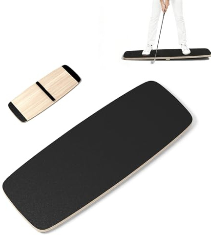 TOOSOAR Tabla de Equilibrio de Golf,Placa de Presión de Golf de 75 x 30 cm,Ayuda para Entrenamiento de Golf,para Adultos y Principiantes