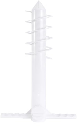 iplusmile Anclaje para Sombrilla de Playa de ABS Base Espiral de 5 Vueltas 38X25Cm Estaca para Arena y Tierra Suelta Soporte Resistente para Jardín y Camping