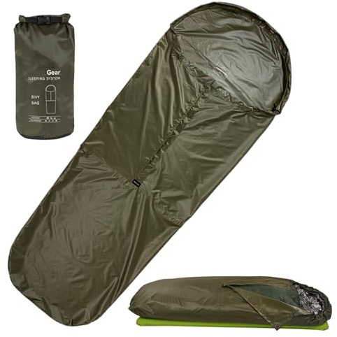 Copertura termica per sacco a pelo, 220 x 80 cm, impermeabile, accessorio da campeggio per sopravvivenza, arrampicata, trekking, escursioni e viaggi d'avventura