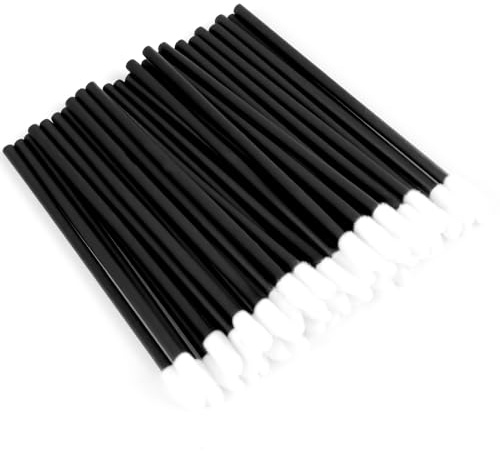 400 pinceles para pintalabios, pincel de labios, cepillo para pestañas, pincel delineador de ojos desechable, adecuado para maquillaje de labios y pestañas, higiénico y limpio