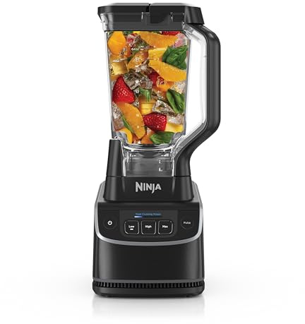 Ninja UltraCrush Professional Blender | 1000W, XL 72-oz.* Pitcher | Total Crushing Technology | 3 Manual Speeds for Ice Crushing, Smoothies, Sauces & More | Full-Size Blender | Black | BP201