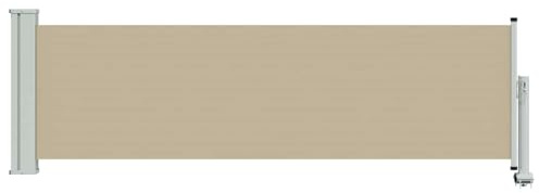 vidaXL Tenda Laterale 100 x 300 cm 100% Poliestere Ferro Acciaio, Tenda Regolabile, Copertura Giardino, barriera Patio, Tenda da Esterno, Schermo Privacy, Protezione dal Vento