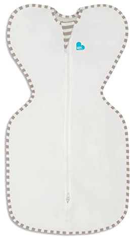 Love To Dream Pucktuch, klein, 3,5–6 kg, Creme, guter Sitz, unterstützt Guten Schlaf, 0,2 Tog Viskose, ideal für 24–27 °C, maschinenwaschbar, doppelter Reißverschluss