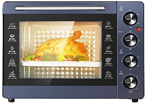 Horno multifunción, minihorno de cocina y parrilla, gran capacidad de 32 l con 10 funciones de cocción, control de temperatura independiente hacia arriba y hacia abajo, control de temperatura ajusta