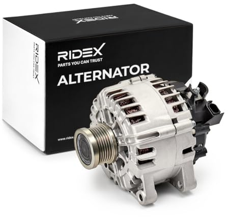 RIDEX 4G0477 Lichtmaschine 150A Generator LiMa 14V Alternator mit Freilaufriemenscheibe Kompatibel mit FORD Fiesta Mk6 Schrägheck JA8, JR8 1685793 36001117 2260730