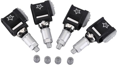 Urhause 4 x sensori di pressione pneumatici TPMS per BMW Serie 3 G20 G21 5 G30 G31 Sistema di controllo della pressione degli pneumatici 433 MHZ 36106872774