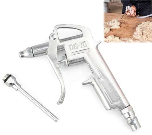 Pistolet de Soufflage, Pistolet à Air Comprimé, Soufflette Air Comprimé, Accessoire Compresseurs, pour Éliminer La Poussière Sur Les Filtres, à L'intérieur de Votre Véhicule, avec Buse de 78CM