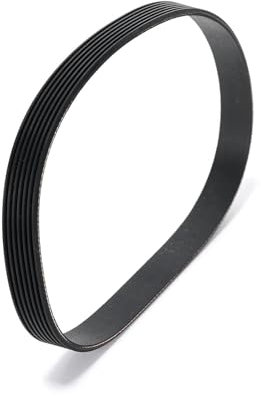 Correa Transmisión 1 Uds Correa De Goma para Transmisión De Cortacésped PJ490 (7 Crestas, Circunferencia De 490mm, Ancho De 16mm) para QUALCAST Cortacésped Rotativo Correa Trapezoidal
